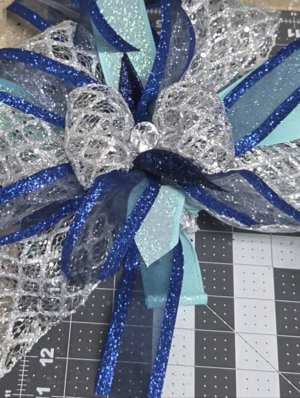 Mermaid Wreath - Teal Blue Decorative Coastal Wreath